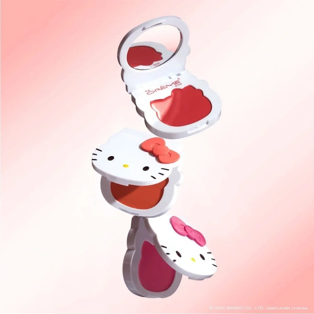 New The Crème Shop x Hello Kitty Blush Balm